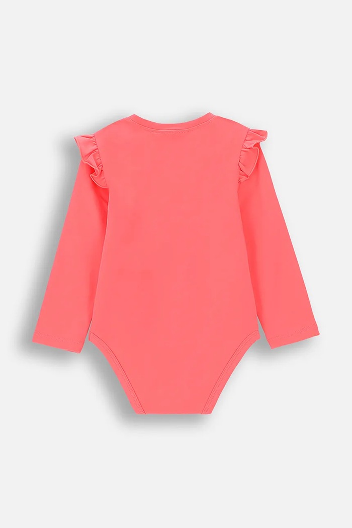 Bodi za bebe Coccodrillo ZC4112101HGN roza AW24