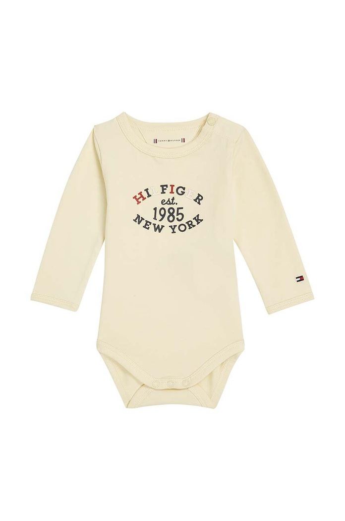 Tommy Hilfiger body niemowlęce żółty KN0KN01867.9BYH
