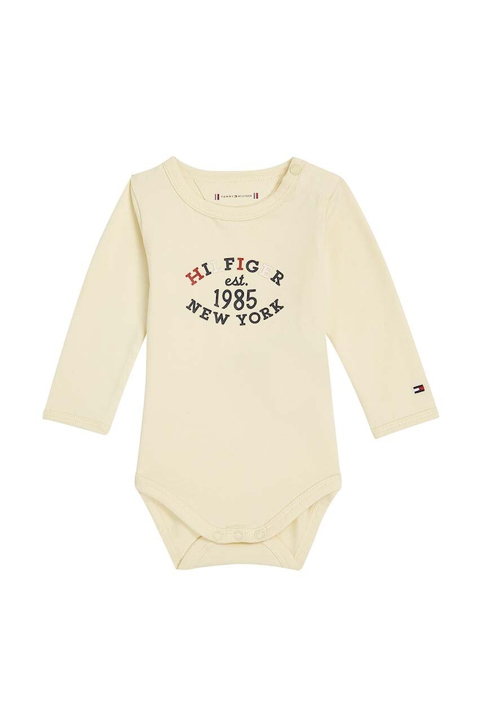 Tommy Hilfiger body niemowlęce żółty KN0KN01867.9BYH