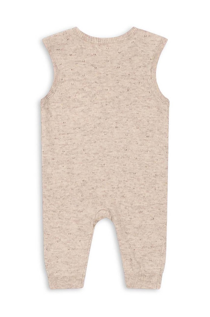 CHLAPEC Dětské vlněné rampery Konges Sløjd MINO KNIT SPENCER KS101617 béžová