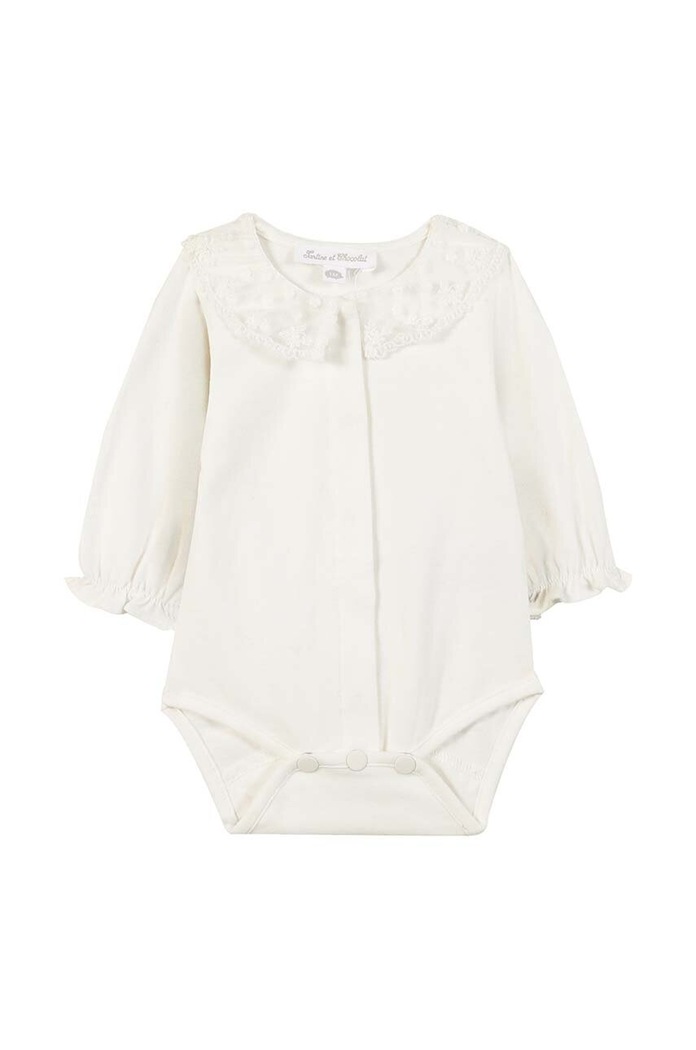 Kojenecké body Tartine et Chocolat TZ11050 bílá AW24