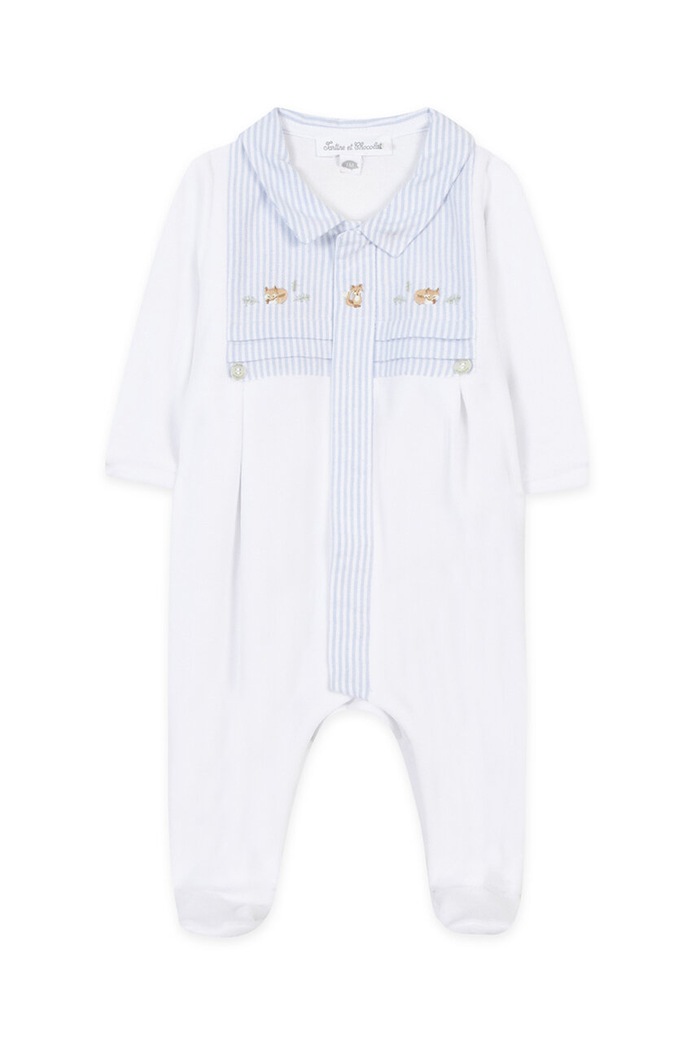Tartine et Chocolat rampers niemowlęcy TZ54120 biały AW24