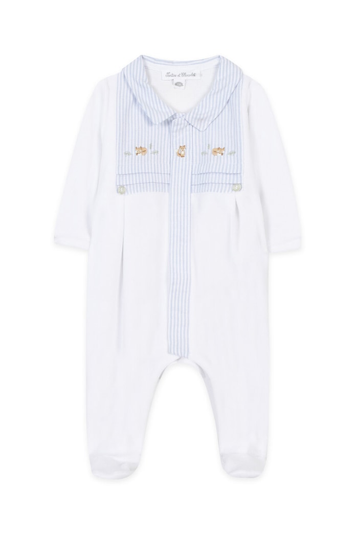 Tartine et Chocolat rampers niemowlęcy TZ54120 biały AW24