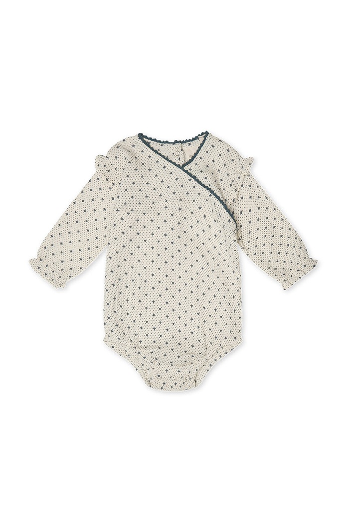 Pamučni bodi za bebe That's mine Isabella 1179101 bež AW24