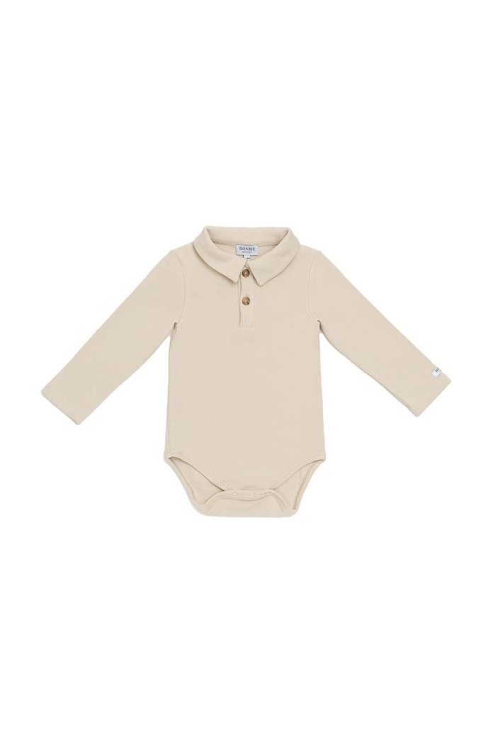 Body pre bábätká Donsje Paulo Bodysuit 4090000. béžová AW24