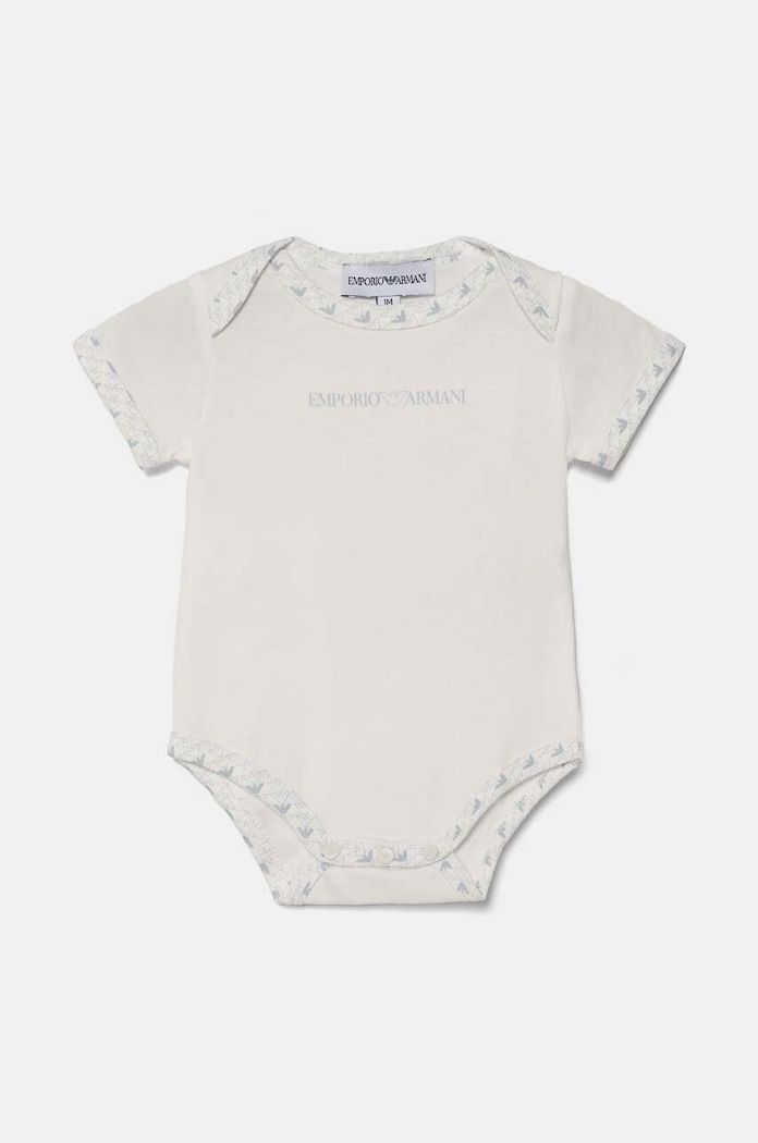 Emporio Armani pamut baba body 2 db EY000010.AF10913 kék SS25