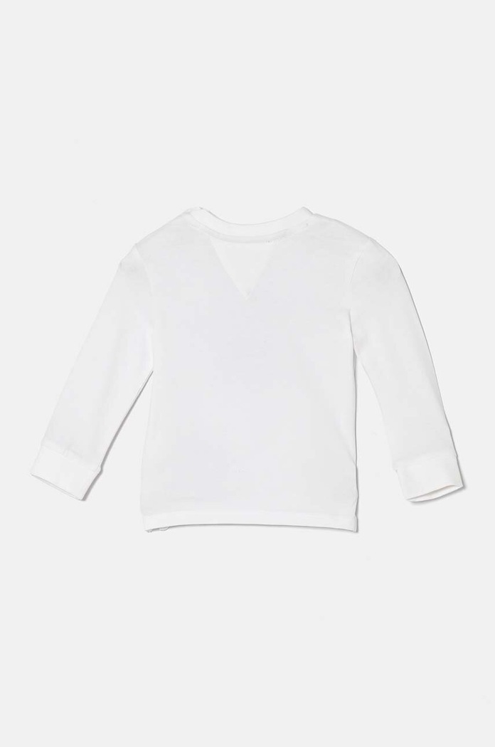 Tommy Hilfiger longsleeve niemowlęcy KN0KN01859.9BYH biały AW24
