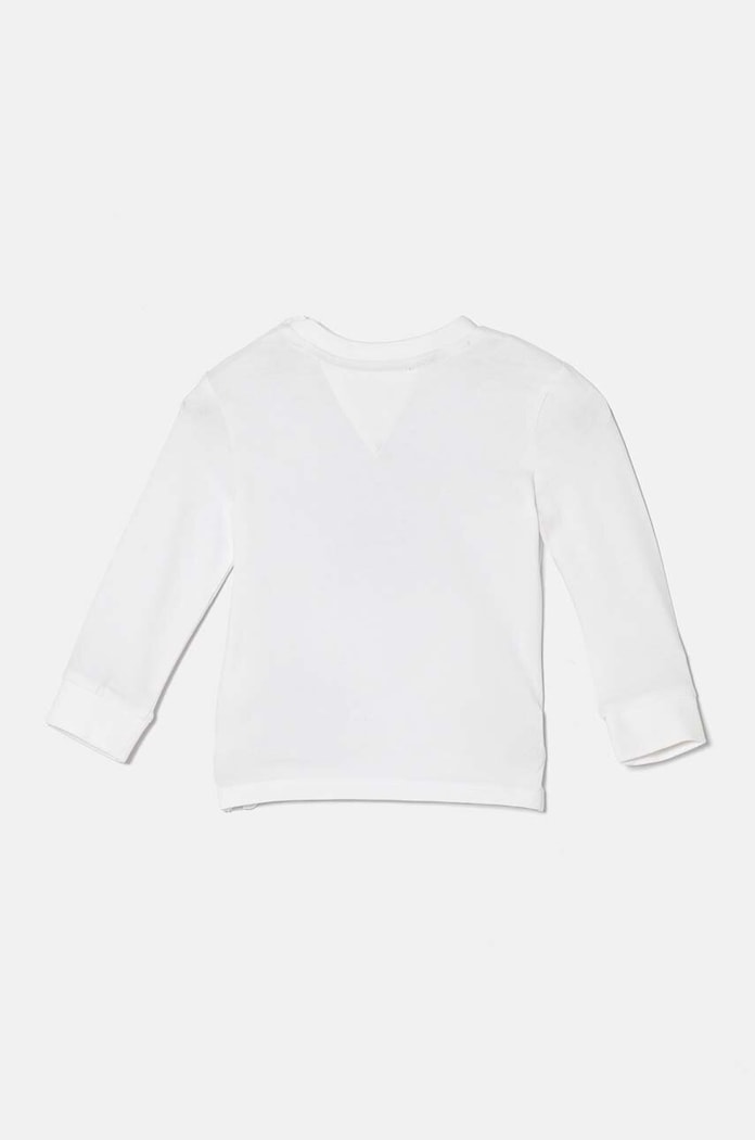 Tommy Hilfiger longsleeve niemowlęcy KN0KN01859.9BYH biały AW24