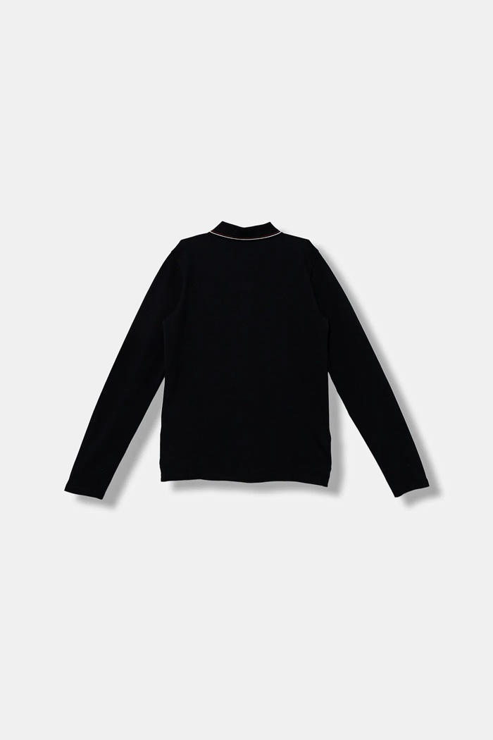 Dětské tričko s dlouhým rukávem Emporio Armani 8N4FB5.1JPTZ námořnická modř AW25