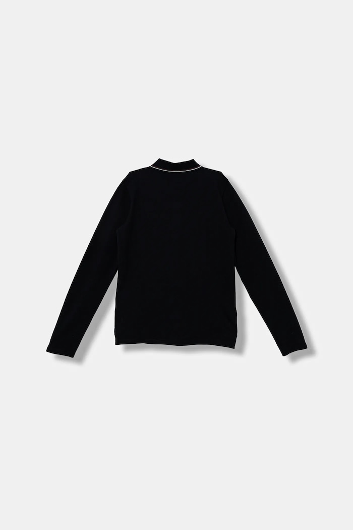 Dětské tričko s dlouhým rukávem Emporio Armani 8N4FB5.1JPTZ námořnická modř AW25