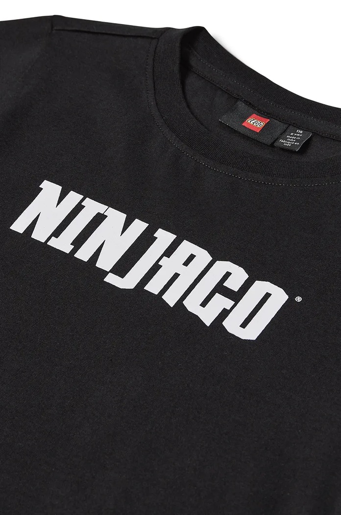 Chłopiec Lego Longsleeve bawełniany dziecięcy LWTANO 614 12011275 czarny