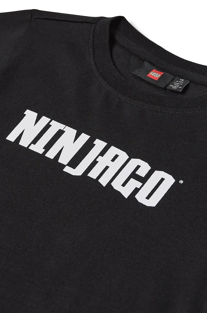 Chłopiec Lego Longsleeve bawełniany dziecięcy LWTANO 614 12011275 czarny