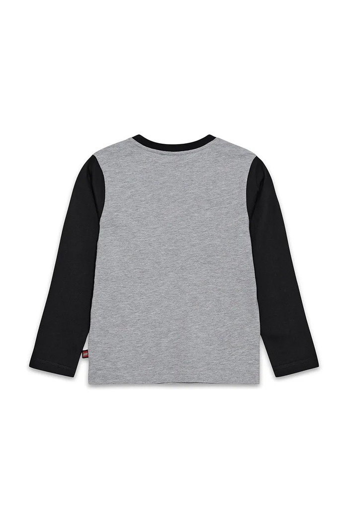 Lego longsleeve bawełniany dziecięcy LWTANO 710 12011354 czarny AW24