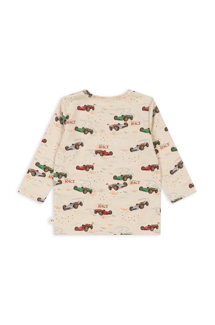 Konges Sløjd longsleeve niemowlęcy BASIC BLOUSE GOTS KS101412.B beżowy AW24
