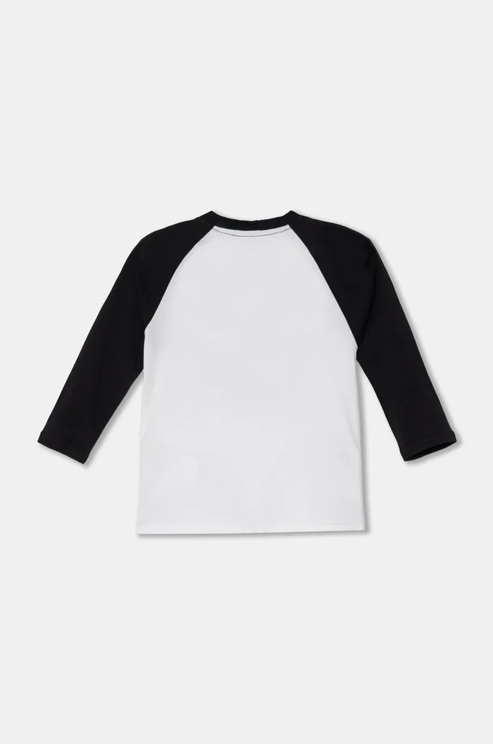 Dětské bavlněné tričko s dlouhým rukávem Quiksilver DOUBLE TALK RAGLAN EQKZT03560 černá AW24