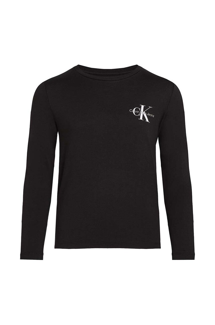 Calvin Klein Jeans longsleeve dziecięcy IU0IU00677.128.176.9BYH czarny AW24