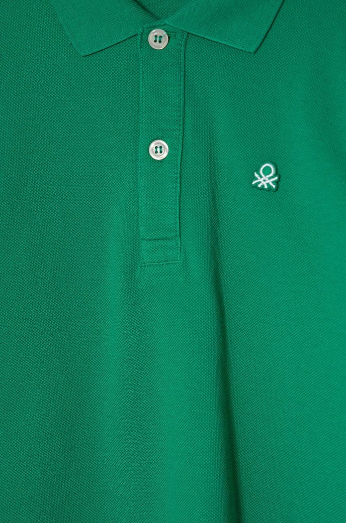 Băieți United Colors of Benetton longsleeve din bumbac pentru copii 3089G3009.P.Repro.9BYH verde