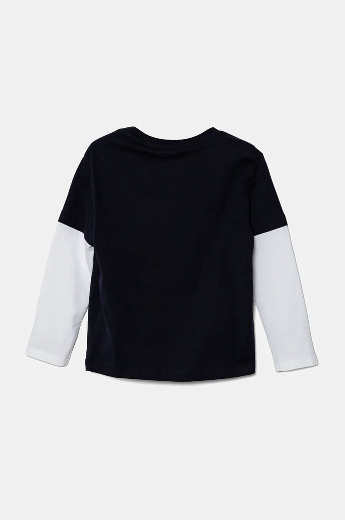 Dětské bavlněné tričko Guess N4BI08.I3Z14.9BYH námořnická modř AW24