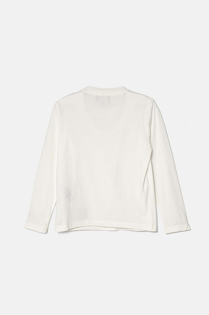 Emporio Armani longsleeve bawełniany dziecięcy 6D4DJ4.4J54Z granatowy