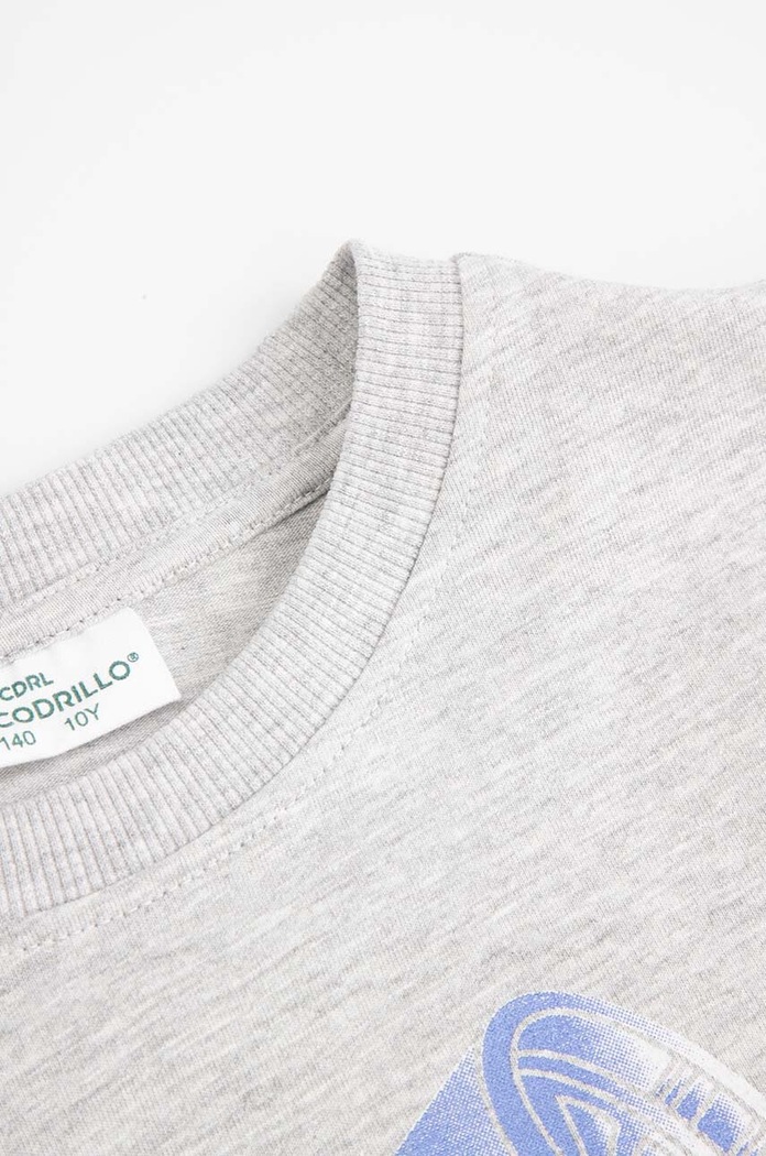 Chłopiec Coccodrillo longsleeve dziecięcy ZC4143103VBA szary