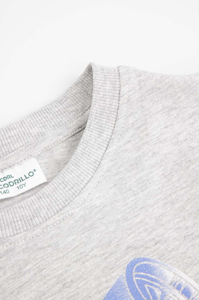 Chłopiec Coccodrillo longsleeve dziecięcy ZC4143103VBA szary