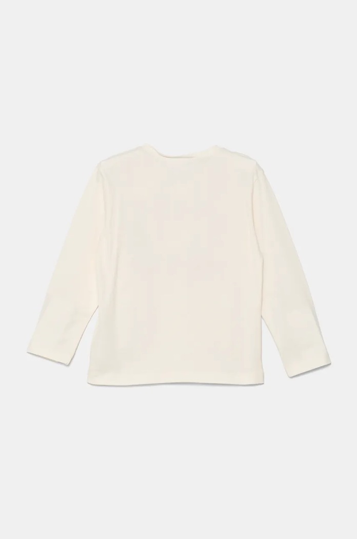 Παιδικό βαμβακερό μακρυμάνικο United Colors of Benetton 3ATNG10G6.P.Seasonal μπεζ AW24