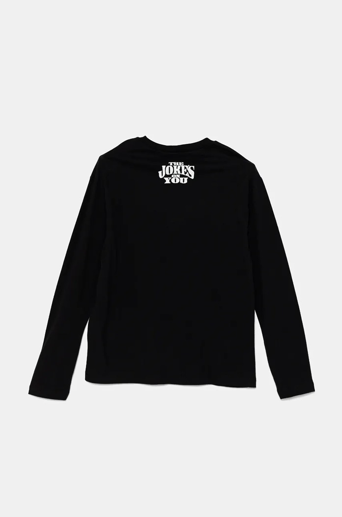 United Colors of Benetton longsleeve bawełniany dziecięcy 3ATNC10MG.G.Seasonal czarny AW24