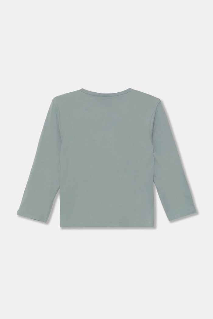 United Colors of Benetton longsleeve bawełniany dziecięcy 3VR5G10J9.P.Seasonal szary AW24