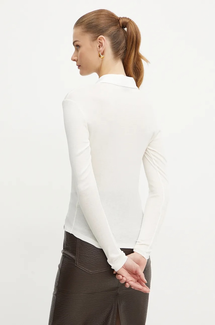 Îmbrăcăminte Pinko longsleeve din bumbac 104225.A24T bej
