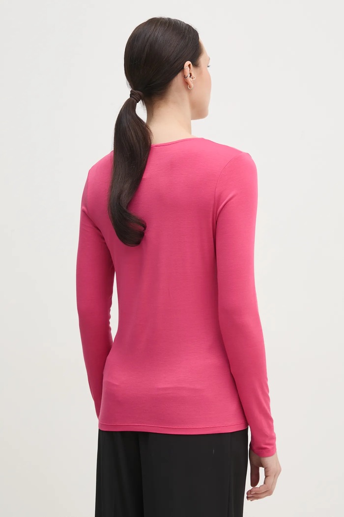 Тениска United Colors of Benetton 3Z12D1080 розов AW25