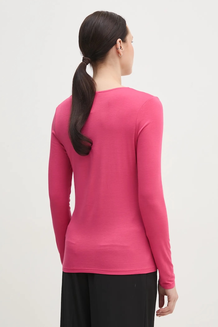 Тениска United Colors of Benetton 3Z12D1080 розов AW25