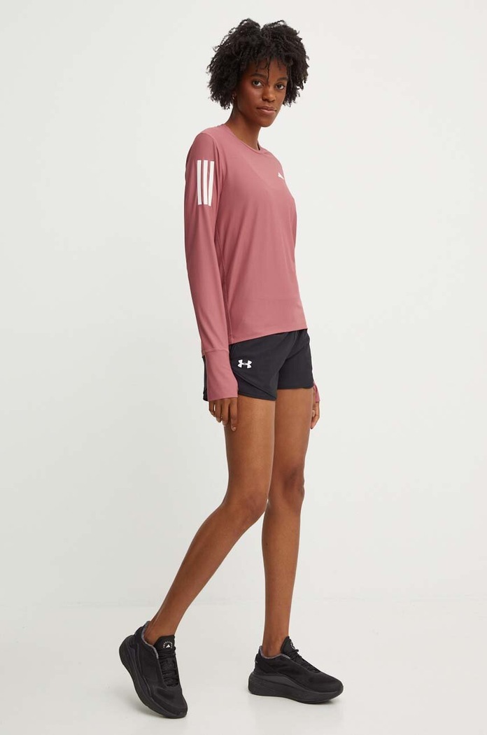 Majica dugih rukava za trčanje adidas Performance Own The Run Base IM5405 roza AW24