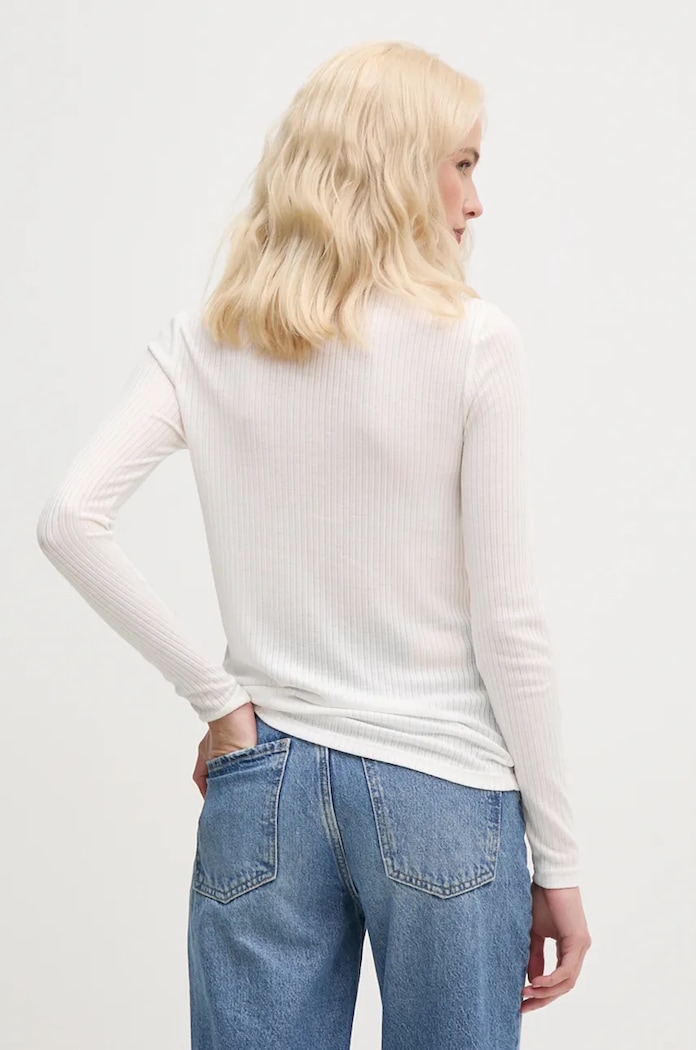 Oblečení Tričko s dlouhým rukávem Pepe Jeans FLORY PL505978 bílá