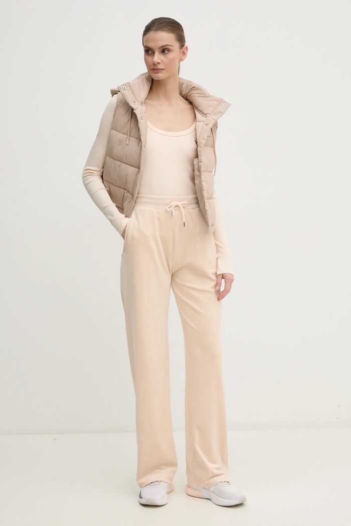 Guess лонгслів жіночий з бавовною V4BP07.K8RT2 бежевий AW25