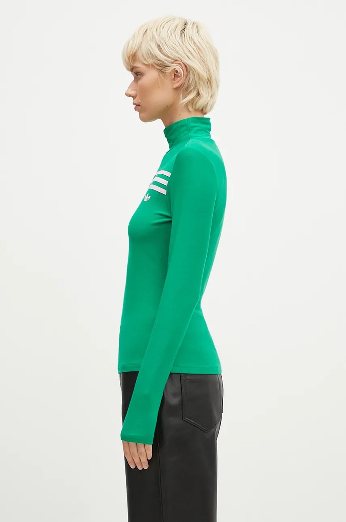 adidas Originals longsleeve shirt Longsleeve 3S Tee JN8314 green AW24