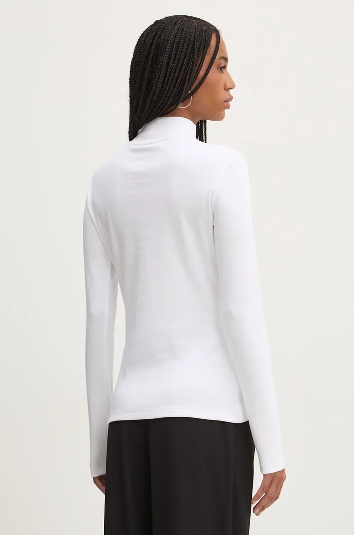 Oblečení Tričko s dlouhým rukávem Hugo Blue Easy Longsleeve_B 50525318 bílá