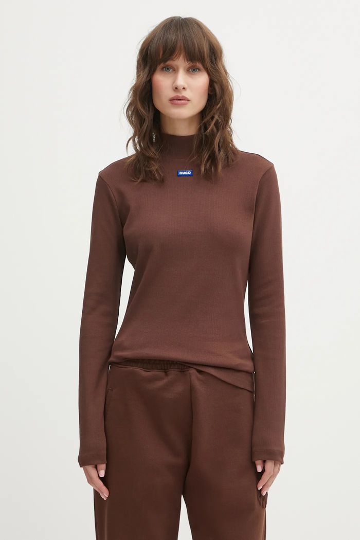 HUGO Blue longsleeve Easy Longsleeve_B maro 50525318