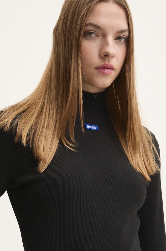 Лонгслив Hugo Blue Easy Longsleeve_B HUGO Blue 50525318 чёрный
