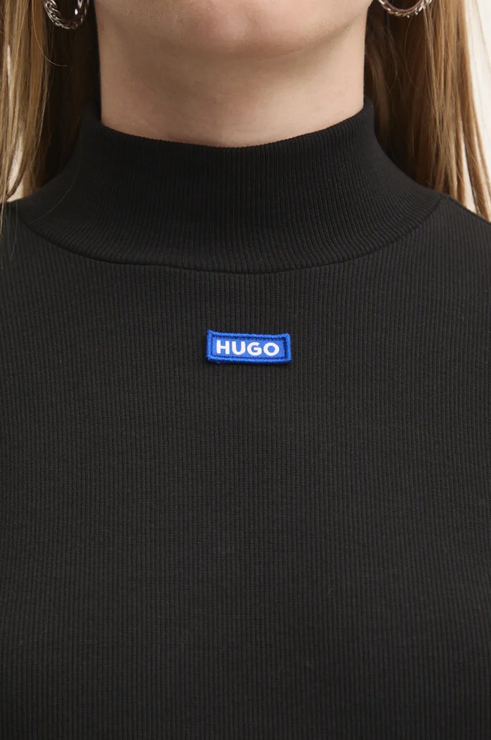 Лонгслив Hugo Blue Easy Longsleeve_B HUGO Blue чёрный 50525318