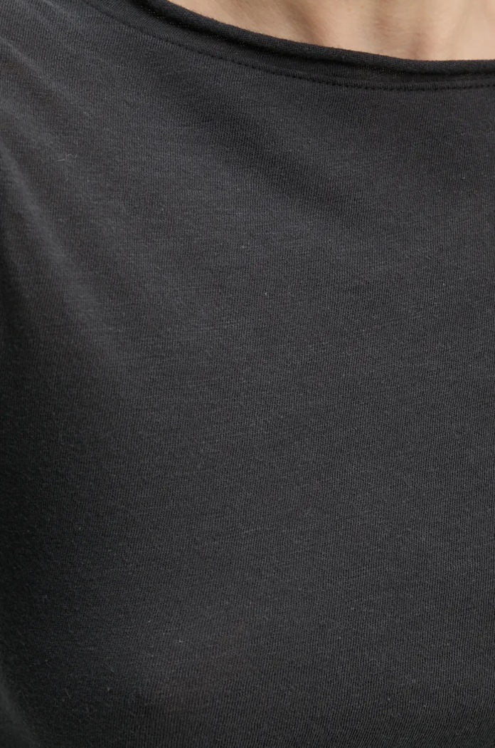 Bavlněné tričko s dlouhým rukávem Levi's A9343 černá