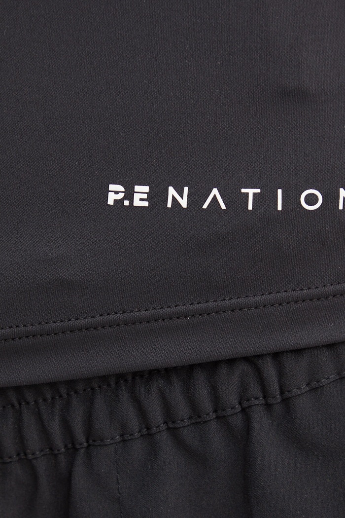 Tričko s dlouhým rukávem P.E Nation Foundation Asymmetric LS 243L254 černá