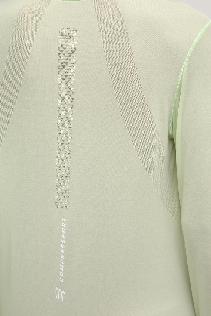 Bežecké tričko s dlhým rukávom Compressport Performance ATSW495 zelená