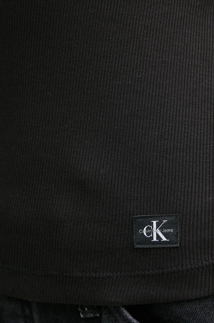 Блуза с дълги ръкави Calvin Klein Jeans J20J224197 черен