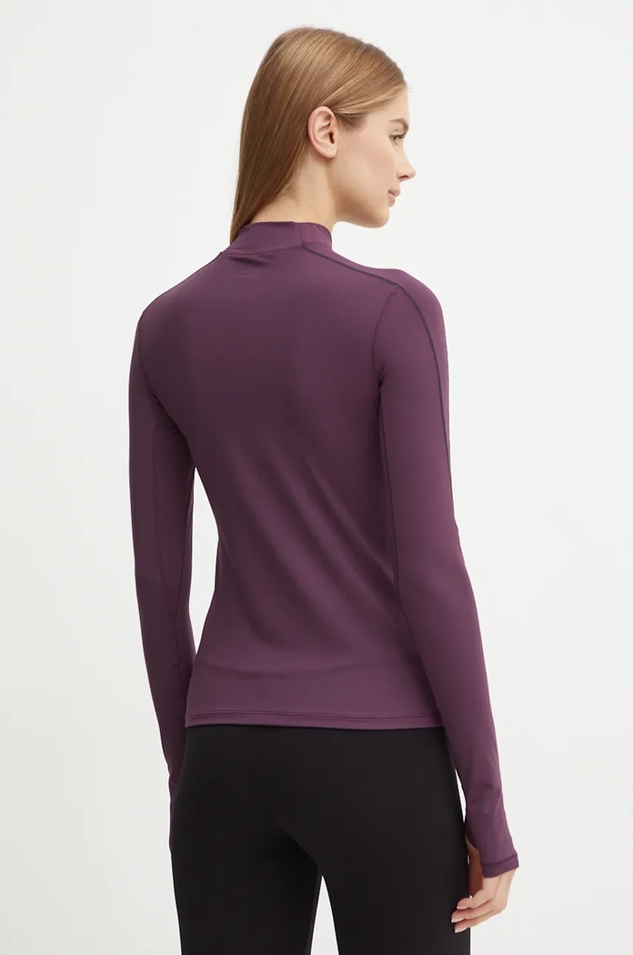 Oblečenie Tréningové tričko s dlhým rukávom Reebok 100205683 fialová