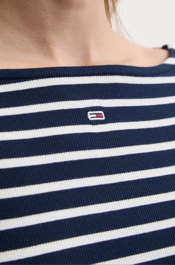 Tommy Jeans longsleeve DW0DW19817 granatowy