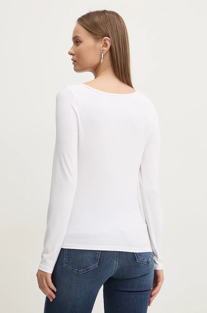 Дрехи Блуза с дълги ръкави Tommy Jeans DW0DW18791 бял