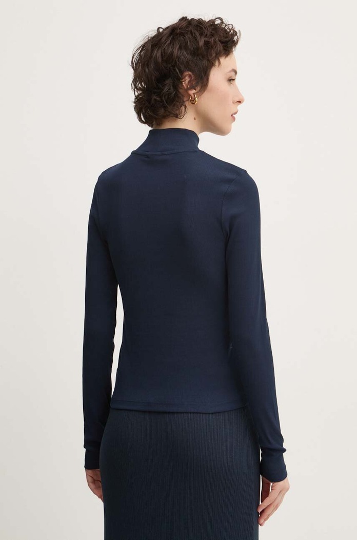 Oblečení Tričko s dlouhým rukávem Tommy Jeans DW0DW19830 námořnická modř