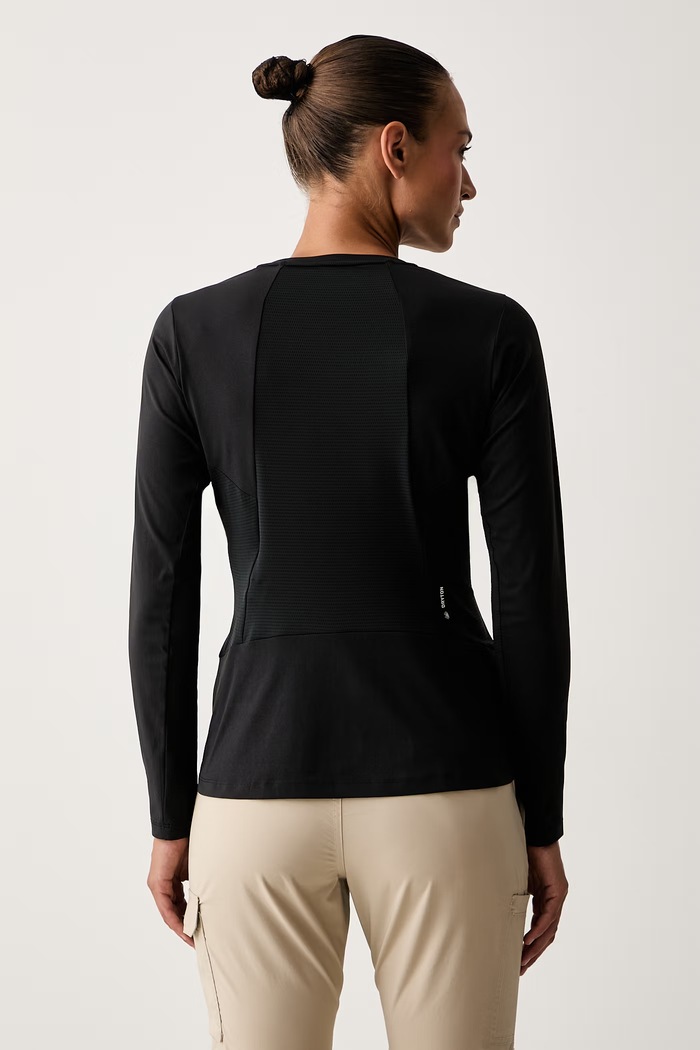 Odzież Salewa longsleeve sportowy damski Pedroc 00.0000028697 czarny
