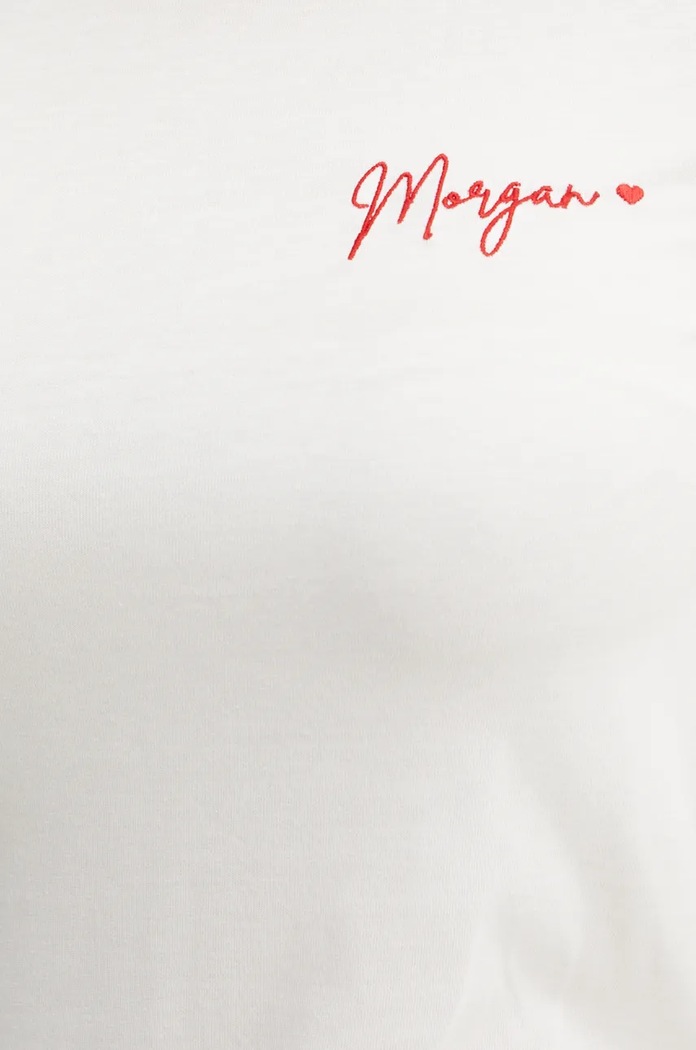 Morgan camicia a maniche lunghe TMATEO TMATEO bianco