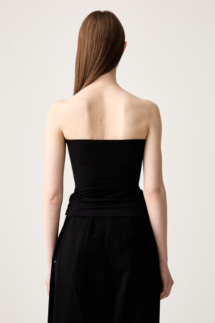 Odzież Sportmax Albany1234 top damski gładki 2422946073600 czarny